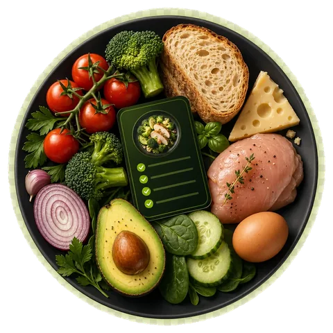 Продукты для подбора рецептов в EAT